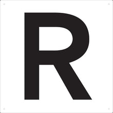画像をギャラリービューアに読み込む, ＴＲＵＳＣＯ　表示板　アルファベット「Ｒ」　４２０Ｘ４２０
