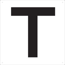 画像をギャラリービューアに読み込む, ＴＲＵＳＣＯ　表示板　アルファベット「Ｔ」　４２０Ｘ４２０
