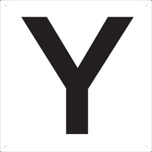 โหลดรูปภาพลงในโปรแกรมดูแกลเลอรี ＴＲＵＳＣＯ　表示板　アルファベット「Ｙ」　４２０Ｘ４２０
