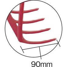 Tải hình ảnh vào trình xem thư viện, Tẩu cào TRUSCO Mỹ hoa văn 14 đinh
