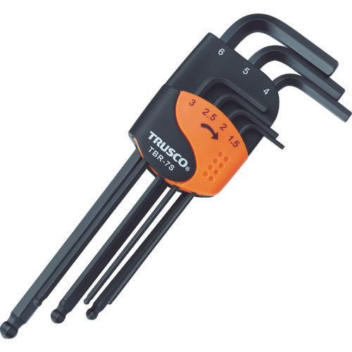 Bộ cờ lê lục giác đầu bi TRUSCO loại tiêu chuẩn 7 chi tiết