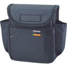 Tải hình ảnh vào trình xem thư viện, ＴＲＵＳＣＯ　小型腰袋　二段フタ付　ブラック
