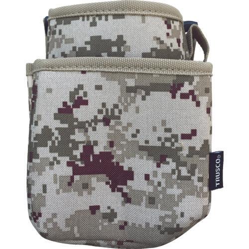 Túi thắt lưng ngụy trang sa mạc TRUSCO kỹ thuật số 2 giai đoạn vòng đai gia cố loại nhỏ