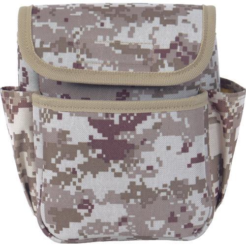 Túi thắt lưng ngụy trang sa mạc kỹ thuật số TRUSCO có nắp hai tầng và carabiner