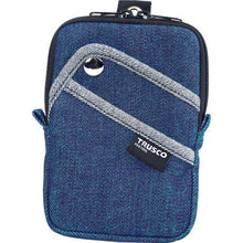 Tải hình ảnh vào trình xem thư viện, Túi denim TRUSCO nhỏ gọn 3 túi màu xanh
