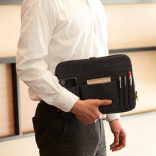 Tải hình ảnh vào trình xem thư viện, Vỏ máy tính bảng denim TRUSCO màu đen STANDARD
