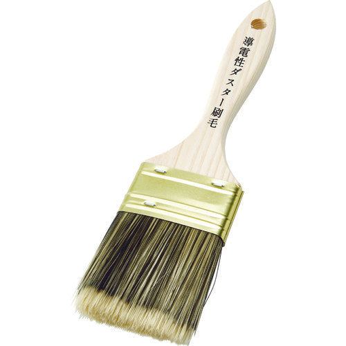 TRUSCO conductive duster brush flat length 220 mm width 50 mm