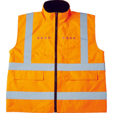 Tải hình ảnh vào trình xem thư viện, Vest an toàn với lông cừu TRUSCO có đèn LED màu cam
