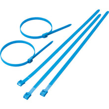 Load image into gallery viewer, TRUSCO color in-line cable tie blue 9.0 x 391 maximum 117 100 pieces
