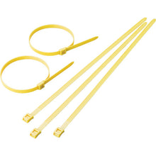 Load image into gallery viewer, TRUSCO color in-line cable tie yellow 9.0 x 391 maximum 117 100 pieces

