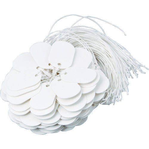 TRUSCO line name tag oval type 20 x 30 mm 100 pieces