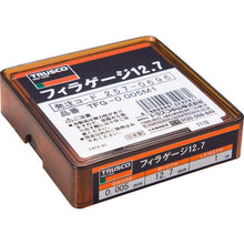 画像をギャラリービューアに読み込む, ＴＲＵＳＣＯ　フィラーゲージ　０．００５ｍｍ厚　１２．７ｍｍＸ１ｍ　ステンレス製
