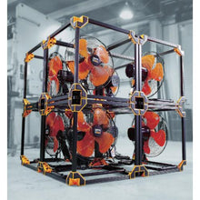 Load image into gallery viewer, TRUSCO 45 CM fully enclosed factory fan Zephyr cube frame
