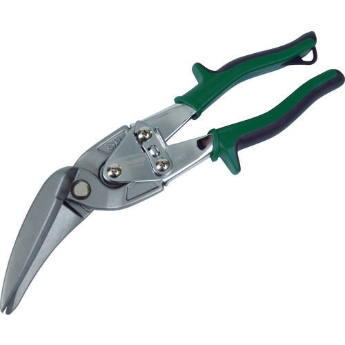 Kéo cắt kim loại đa năng TRUSCO offset loại dài uốn phải 45 độ