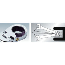 Tải hình ảnh vào trình xem thư viện, Cờ lê kết hợp bánh răng TRUSCO kết hợp linh hoạt kích thước 11X11 chiều dài 141
