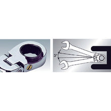 Tải hình ảnh vào trình xem thư viện, Cờ lê kết hợp bánh răng TRUSCO kết hợp linh hoạt kích thước 8X8 chiều dài 127
