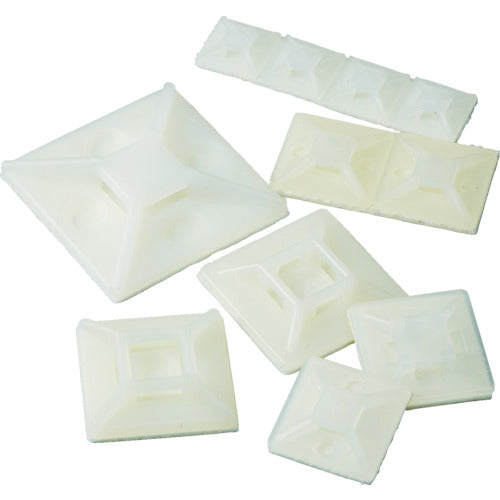 TRUSCO cable tie fixing with adhesive sheet Width 4.6 100 pieces