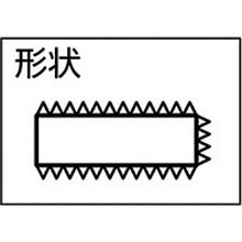 画像をギャラリービューアに読み込む, ＴＲＵＳＣＯ　組ヤスリ　平　中目　全長１７０　１２本組
