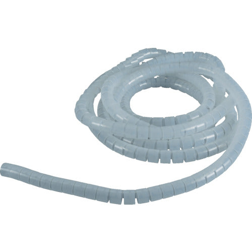 TRUSCO Wire Protection Slit Tube 5m Bundle Diameter 10 Natural