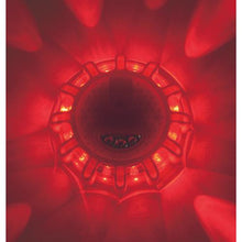 โหลดรูปภาพลงในโปรแกรมดูแกลเลอรี ไฟเตือน LED ที่ใช้แบตเตอรี่ TRUSCO สีแดง
