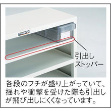 将图像导入到图库查看器中TRUSCO卧式行李箱盒M型592 X 307 XH 468 3段4列W
