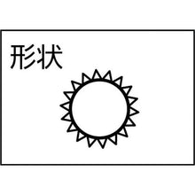 画像をギャラリービューアに読み込む, ＴＲＵＳＣＯ　組ヤスリ　丸　荒目　５本組サイズ　１本入
