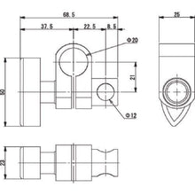 Tải hình ảnh vào trình xem thư viện, Kẹp eins, TMA, φ20*φ12
