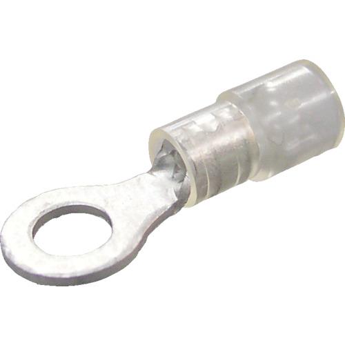 ニチフ　環境配慮形絶縁被覆付丸形端子Ｒ形（１００個入）より線０．３～１．６５外寸８ｍｍスタッド径４．３ｍｍ