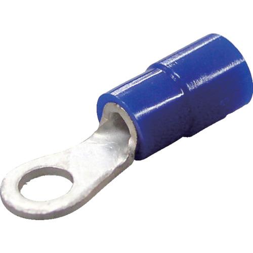 ニチフ　環境配慮形絶縁被覆付丸形端子Ｒ形（１００個入）より線１．０４～２．６３外寸８．５ｍｍスタッド径４．３ｍｍ