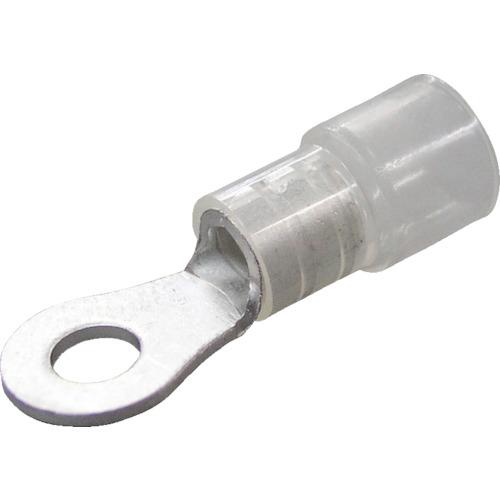 ニチフ　環境配慮形絶縁被覆付丸形端子Ｒ形（５０個入）より線２．６３～６．６４外寸９ｍｍスタッド径４．３ｍｍ