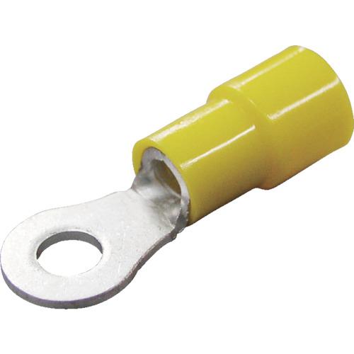 ニチフ　環境配慮形絶縁被覆付丸形端子Ｒ形（５０個入）より線２．６３～６．６４外寸９ｍｍスタッド径４．３ｍｍ