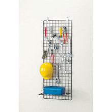 画像をギャラリービューアに読み込む, ＴＲＵＳＣＯ　棚用ディスプレイネット　金具付３００Ｘ９００　黒
