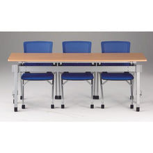 Load image into gallery viewer, TRUSCO folding conference table 1800 x 450 top plate natural
