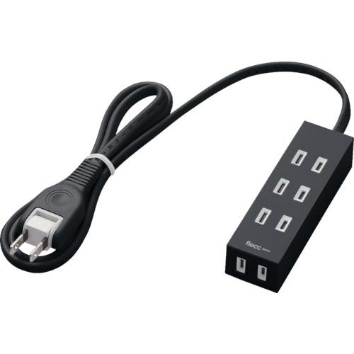 ELECOM ก๊อกชัตเตอร์ flec barra 4 ปาก 1.0m ดำ