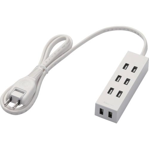 ก๊อกชัตเตอร์ ELECOM flec barra 4 ปาก 1.0m สีขาว