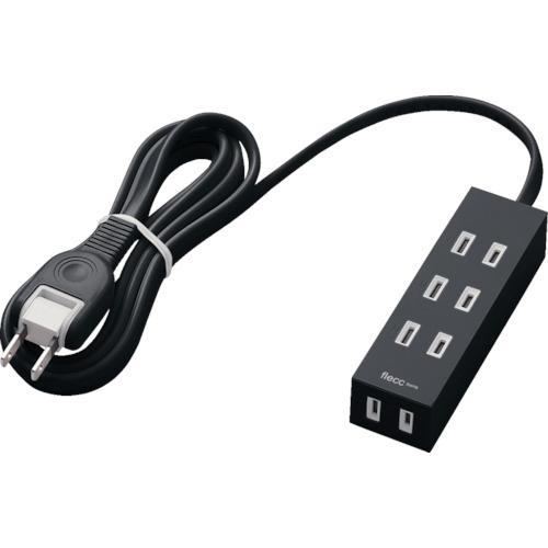 ELECOM ก๊อกชัตเตอร์ flec barra 4 ปาก 2.0m ดำ