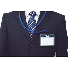 โหลดรูปภาพลงในโปรแกรมดูแกลเลอรี ป้ายชื่อนกหวีด TRUSCO พร้อมสายรัด สีฟ้าอ่อน
