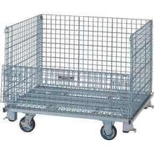 Load image into gallery viewer, TRUSCO net pallet with wheels 1200X1000X1000 700kg
