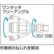 画像をギャラリービューアに読み込む, ＴＲＵＳＣＯ　ウレタンブレードチューブ　６．５Ｘ１０　１０ｍ　フリーアングルＪ付
