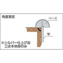 画像をギャラリービューアに読み込む, ＴＲＵＳＣＯ　プロトラクター　ステンレス　竿全長６３４
