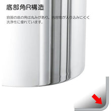 画像をギャラリービューアに読み込む, 日東　ステンレスタンク　テーパー付貯蔵用タンク（フタ付）　２００Ｌ

