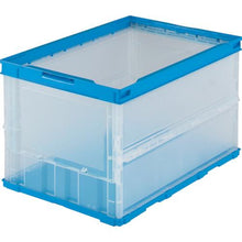 Tải hình ảnh vào trình xem thư viện, Thùng gấp mỏng TRUSCO 50L trong suốt
