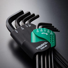 Tải hình ảnh vào trình xem thư viện, Bộ cờ lê lục giác TRUSCO 9 chi tiết (loại inch)
