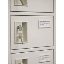 โหลดรูปภาพลงในโปรแกรมดูแกลเลอรี ตู้เก็บของมีค่า Ninbari (1 แถว 4 ชั้น) ล็อคกระบอก
