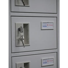 โหลดรูปภาพลงในโปรแกรมดูแกลเลอรี ตู้เก็บของมีค่า Ninbari (2 แถว 4 ชั้น) ล็อคกระบอก
