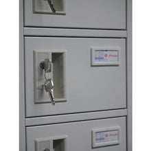 โหลดรูปภาพลงในโปรแกรมดูแกลเลอรี ตู้เก็บของมีค่า Ninbari (3 แถว 4 ขั้น) ล็อคกระบอก
