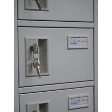 โหลดรูปภาพลงในโปรแกรมดูแกลเลอรี ตู้เก็บของมีค่า Ninbari (3 แถว 8 ขั้น) ล็อคกระบอก
