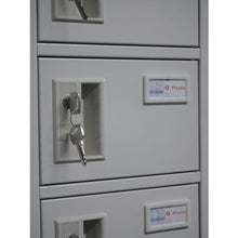 โหลดรูปภาพลงในโปรแกรมดูแกลเลอรี ตู้เก็บของมีค่า Ninbari (4 แถว 4 ขั้น) ล็อคกระบอก
