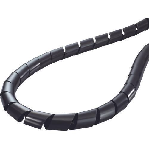 ヘラマンタイトン　スパイラルチューブ　（ポリエチレン製　耐候グレード）　黒　長さ５０ｍ