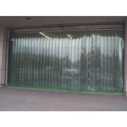 TRUSCO Strip Door Sheet Set กันไฟฟ้าสถิต ใส หนา 2มม. กว้าง 200มม. หน้ายึด 2ม. x สูง 2ม. เหลื่อมบางส่วน